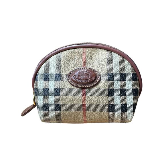 918. Burberry Nova Check Pouch / Cosmetics Bag - Picture 1 of 3